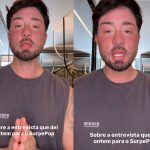 Rico se pronuncia após bate-boca com modelo plus size: “Sinceridade virou crime”