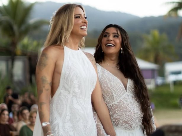 Tati Dias abre o jogo sobre criação dos filhos com Lauana Prado: “Realidade de parceria”