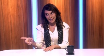 Márcia Goldschmidt no "Programa Flávio Ricco", da LeoDias TV