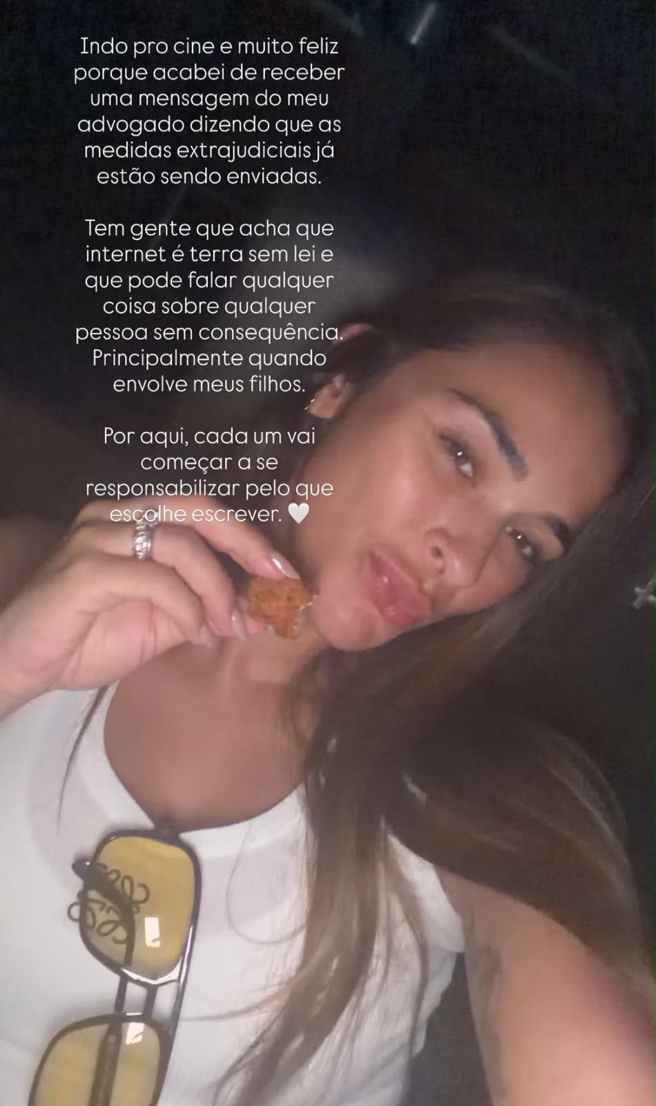 Crédito: Reprodução Instagram @tainamilitao Crédito: Reprodução Instagram @tainamilitao