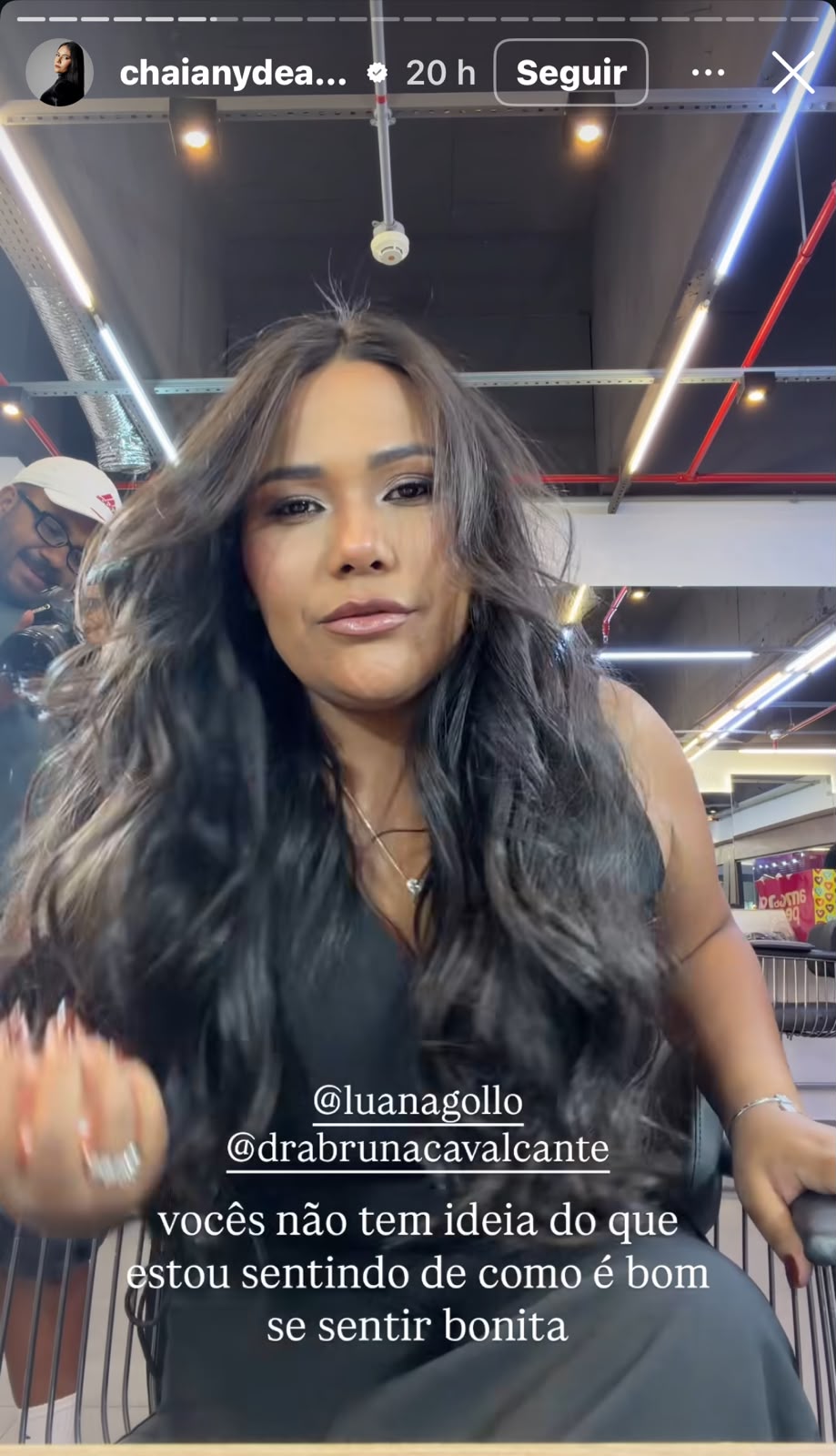 Crédito: Reprodução Instagram @chaianydeandrade