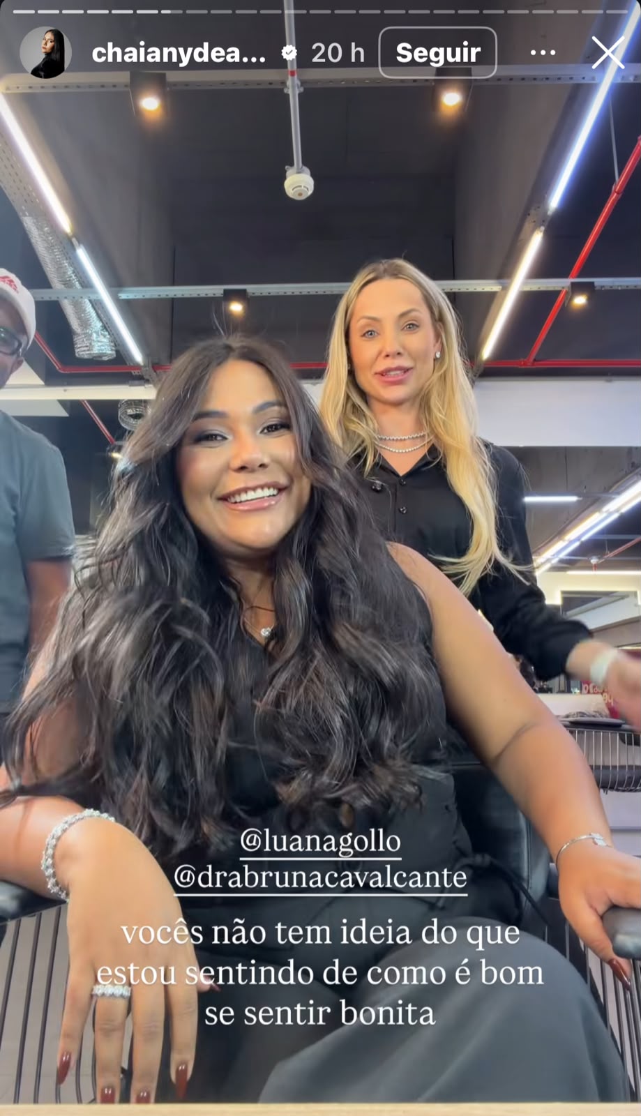 Crédito: Reprodução Instagram @chaianydeandrade