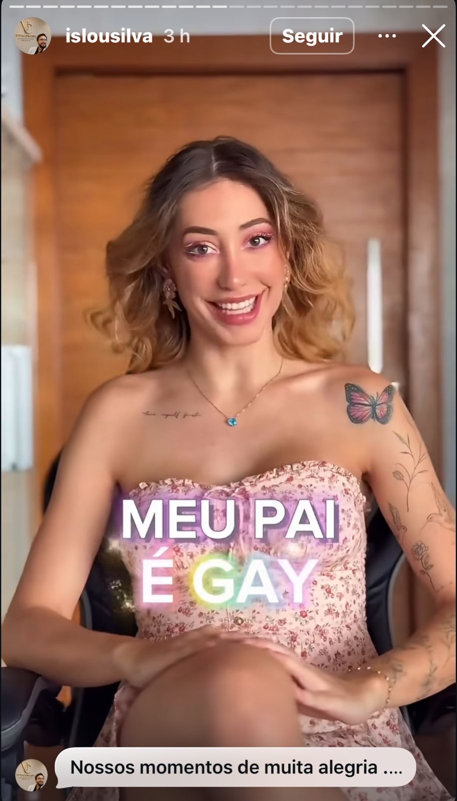 Reprodução/Instagram/@islousilva