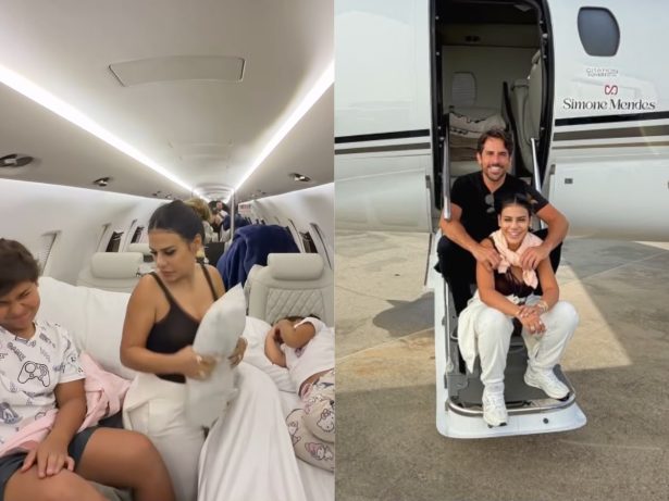 Simone Mendes aproveita brecha na agenda e embarca com a família para Orlando