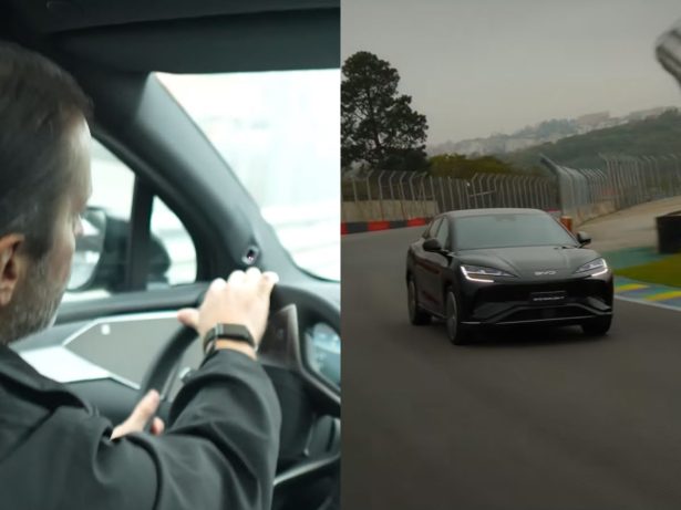Alexandre Baldy testa novo SUV da BYD em Interlagos e detalha lançamentos da marca
