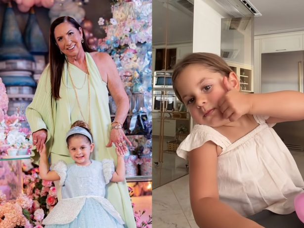 Maria Flor surpreende Margareth Serrão com apelido durante almoço em família: “Veinha”