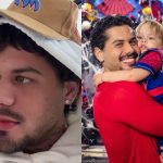 Zé Felipe relata susto após acidente doméstico com José Leonardo: “Muito sangue”