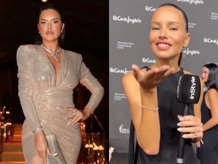 Aos 45, Adriana Lima surpreende ao resgatar visual que marcou início da carreira