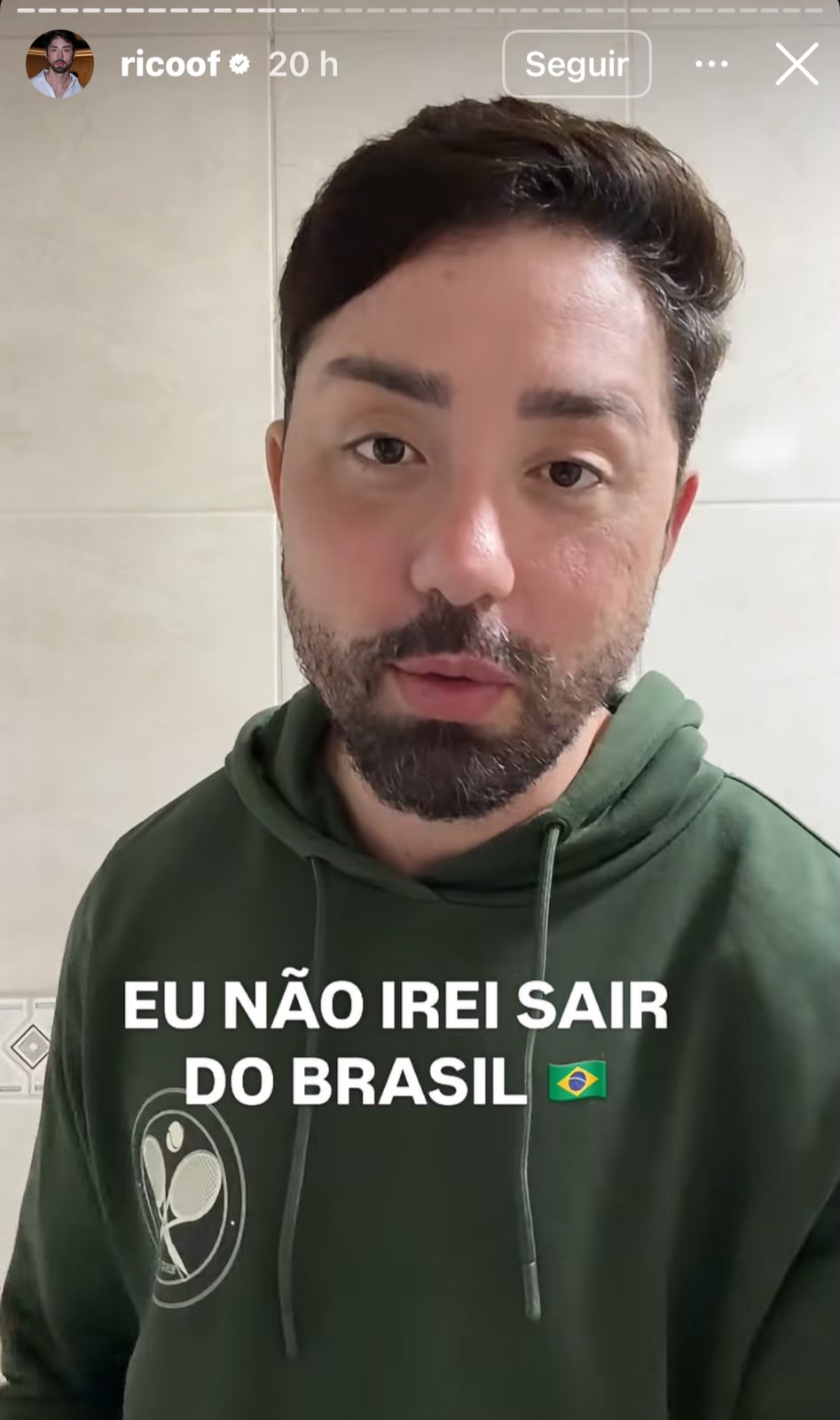 Crédito: Reprodução Instagram @ricoofi Crédito: Reprodução Instagram @ricoofi