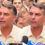 “O Brasil não aguenta mais quatro anos disso”, declara Flávio Bolsonaro após votar no Rio