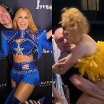 Joelma ganha “carona” no colo de maquiador após entregar três horas de show no Rio