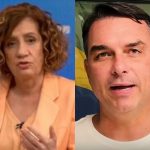 Miriam Leitão repercute ao falar em “conter intenções autoritárias” de Flávio Bolsonaro