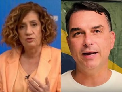 Miriam Leitão repercute ao falar em “conter intenções autoritárias” de Flávio Bolsonaro