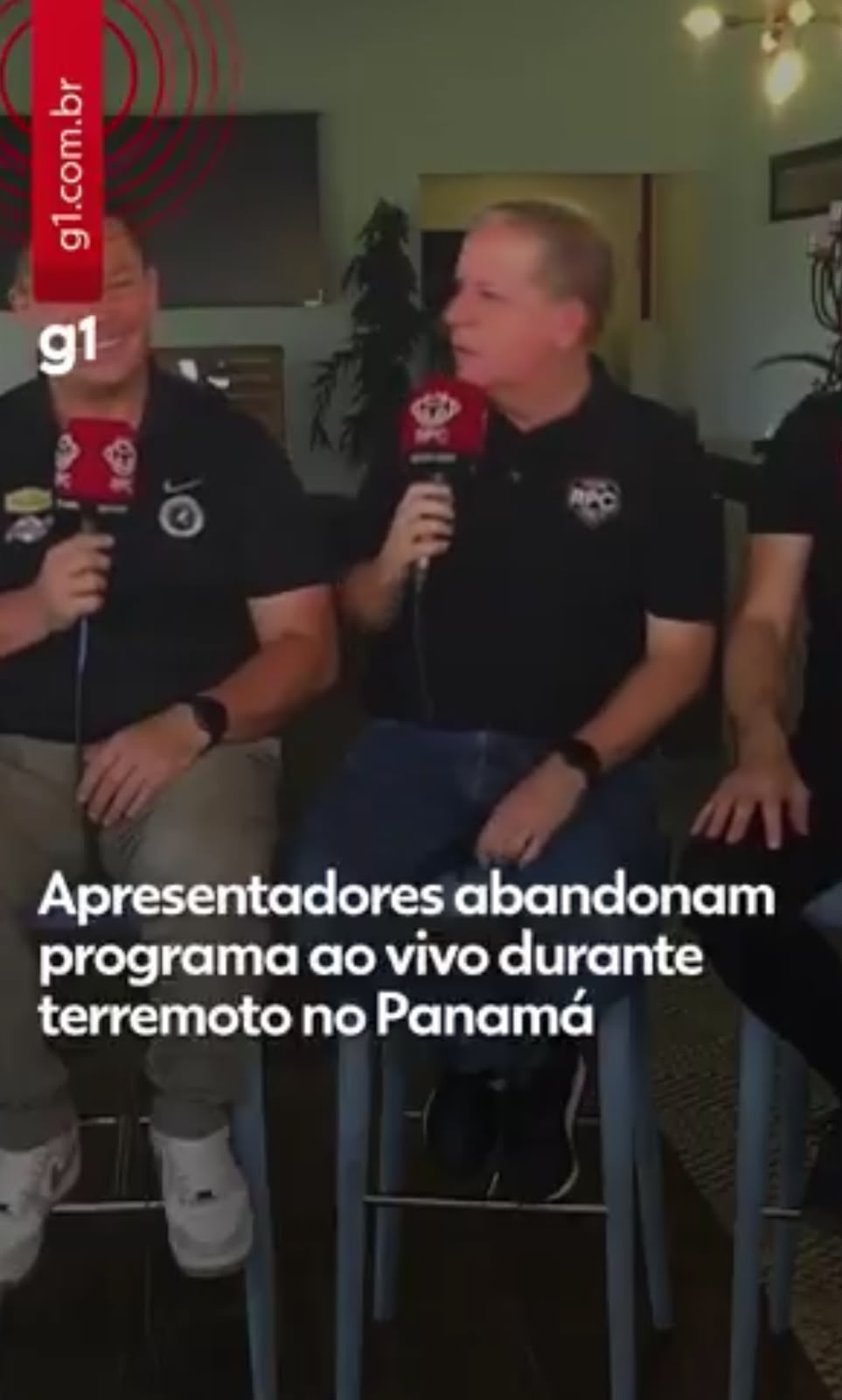 Créditos: RPCTV Instagram @g1 Créditos: RPCTV Instagram @g1