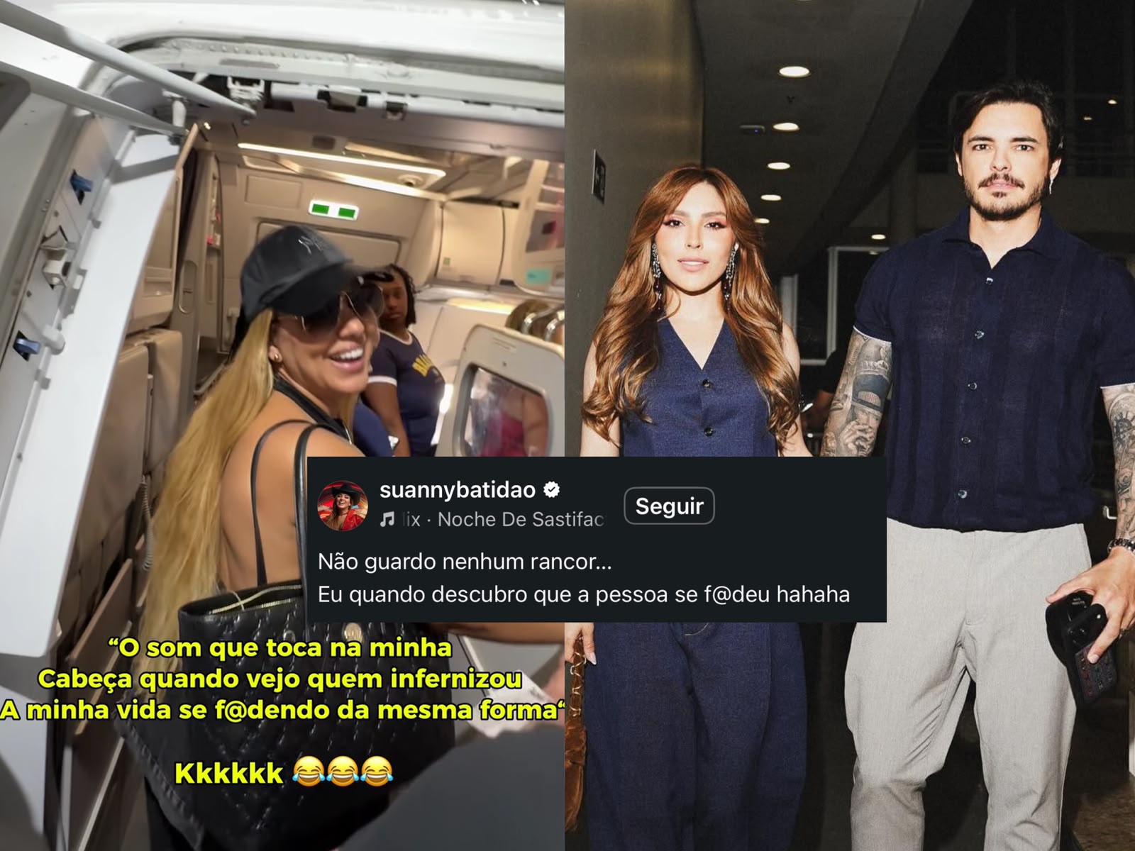 Foto: Reprodução/Instagram @suannybatidao e @andresonhalliday