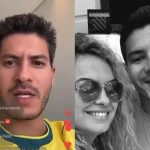 Arthur Aguiar fica em choque ao ser informado sobre morte de Lua Blanco durante live