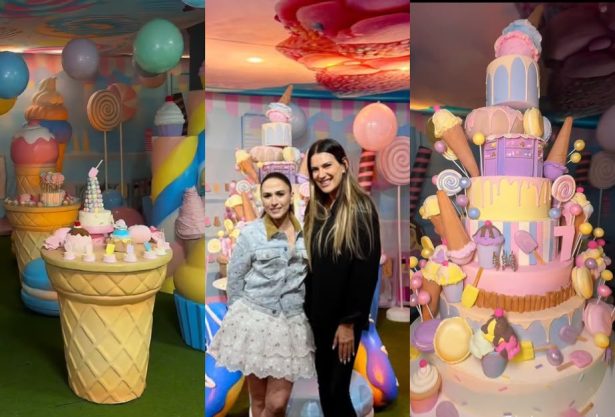 Tata Werneck mostra detalhes da festa de 7 anos da filha com Rafa Vitti; veja fotos!