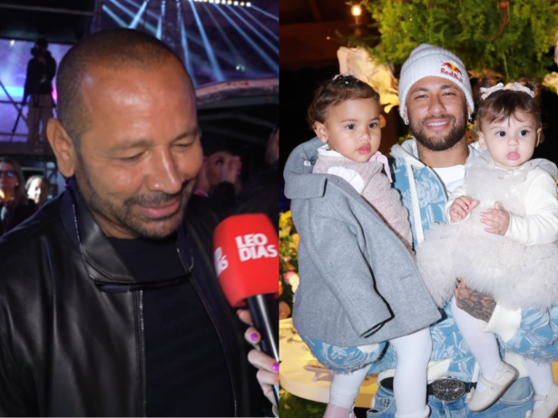 Neymar Pai comenta festa de um ano da neta Helena: “Foi muito legal”