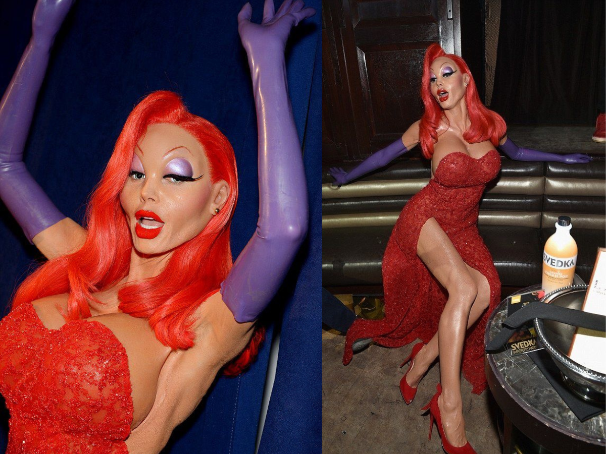 Heidi Klum como Jessica Rabbit | Créditos: Reprodução