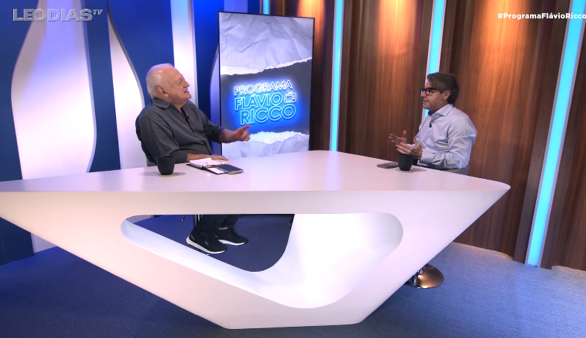 Apresentador João Kléber em entrevista ao "Programa Flávio Ricco" / LeoDias TV 