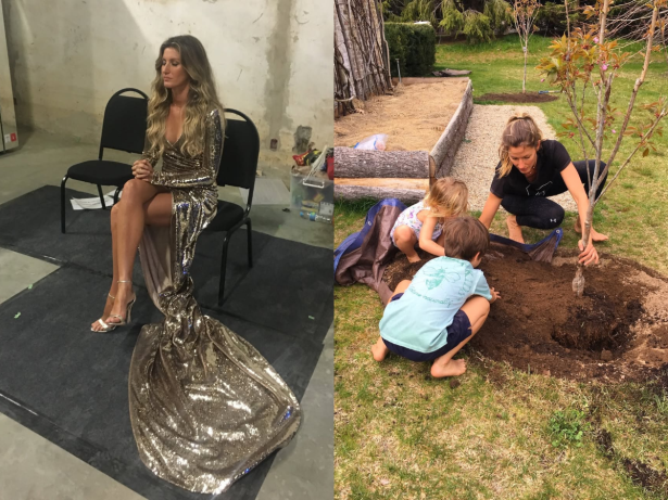 Gisele Bündchen adere à trend do momento e mostra, com registros inéditos, o que fez em 2016