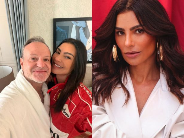 Cíntia Chagas fala do ex-namorado Barrichello: “Ele é um fofo. Fofíssimo!”