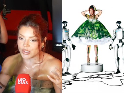 Antenada em moda, Gkay dá detalhes do look usado em baile de Halloween em SP