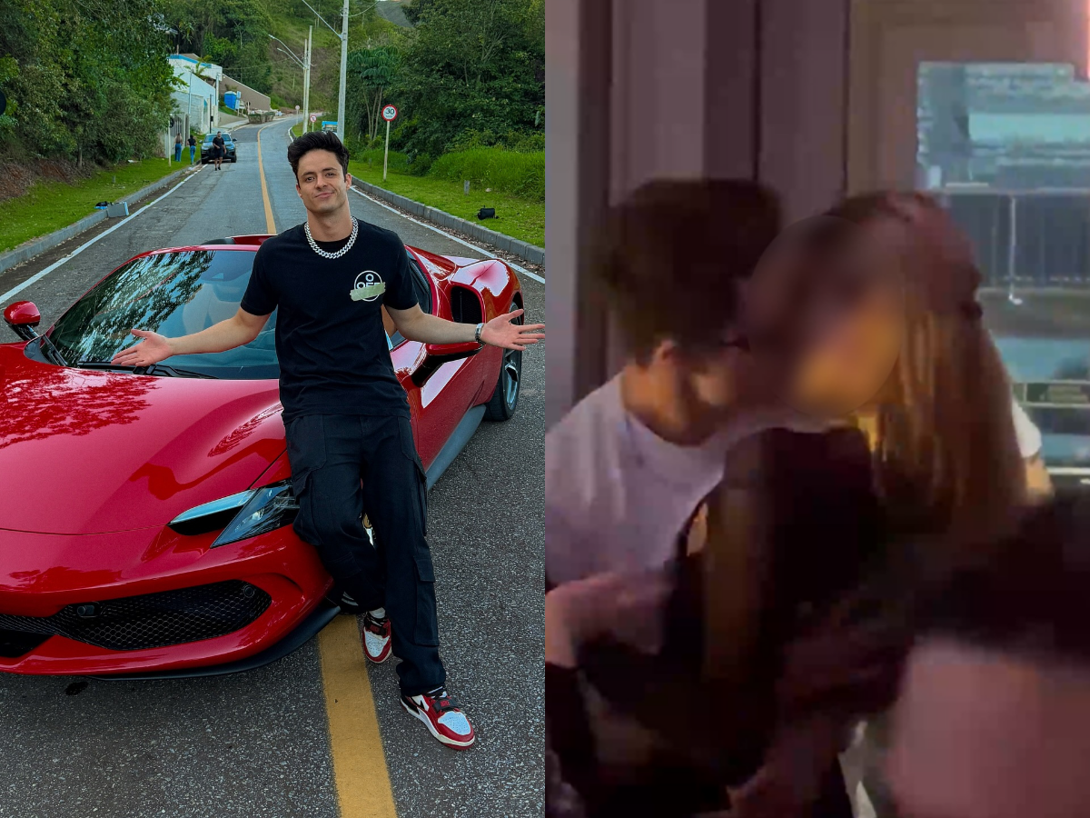 Enaldinho foi visto beijando adolescente de 16 anos em festa / Reprodução