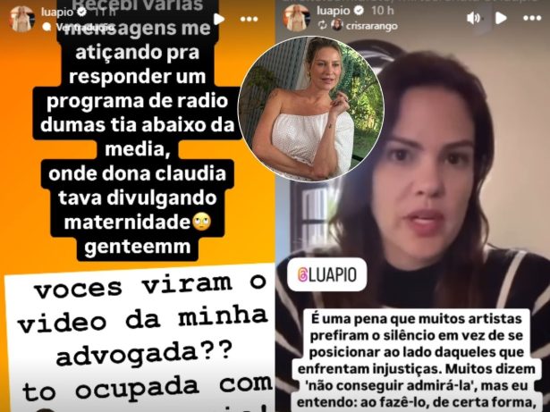 Luana Piovani alfineta sobre comentário de Claudia Raia: “Ocupada com assunto sério”