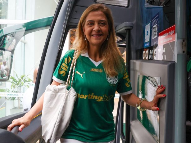 Leila Pereira, presidente do Palmeiras, ironiza Flamengo e fala em “terraflamistas”