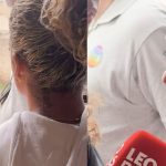 Repórter do portal LeoDias é empurrada por esposa de MC Poze em delegacia