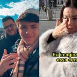 Superação: após AVC, esposa de Maurício Manieri se emociona em visita ao Vaticano