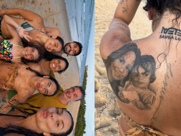 Amor de fã! Ivete Sangalo encontra admiradora com tatuagens em sua homenagem