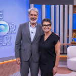 Novo desafio! William Bonner grava piloto do “Globo Repórter” com Sandra Annenberg