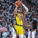 No minuto final, Pacers batem Thunder e largam na frente nas finais da NBA