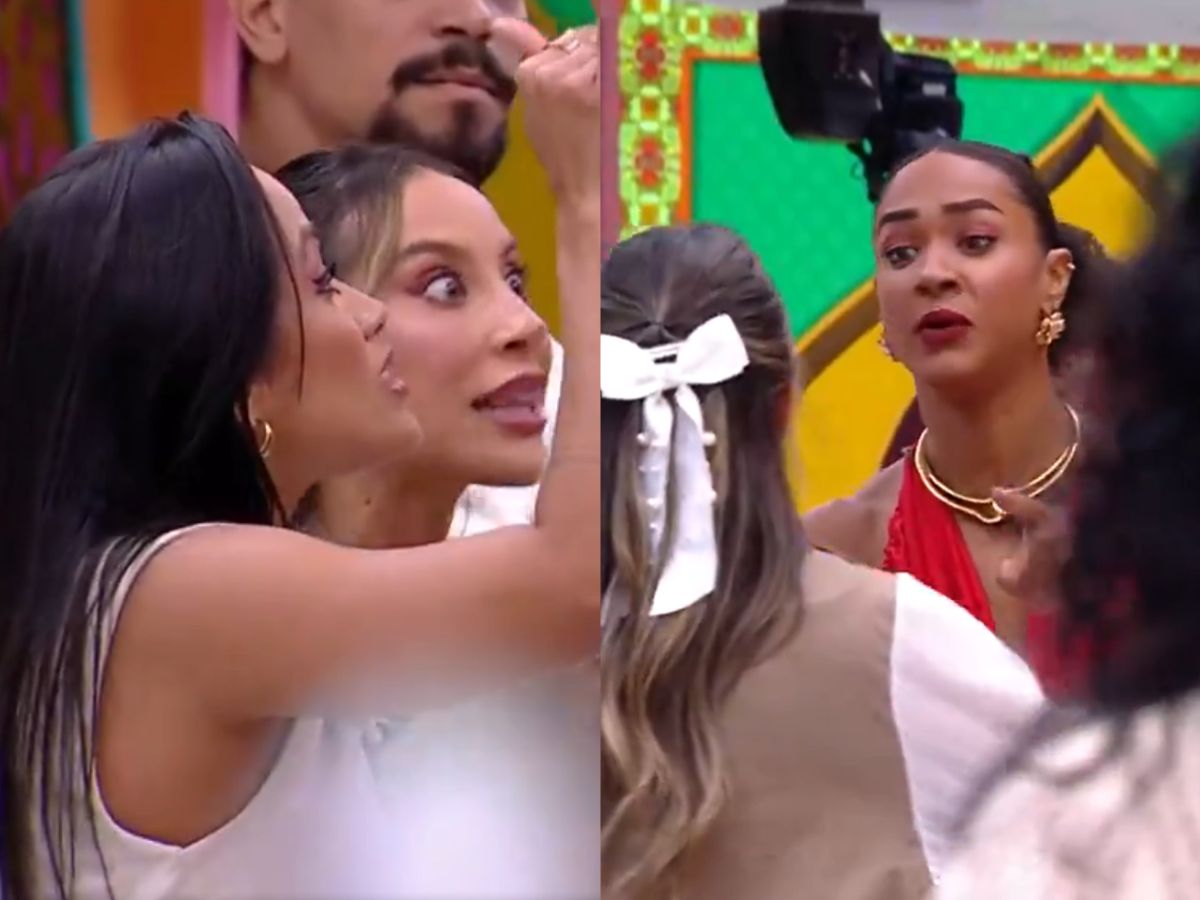 Xpuevgsa Renata e Eva em briga com Aline no BBB25