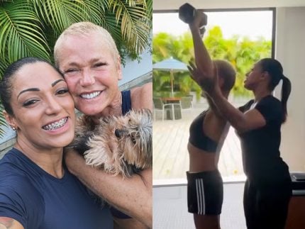 Xuxa investe em hipertrofia e reabilitação para retomar sua rotina fitness pós-cirurgia