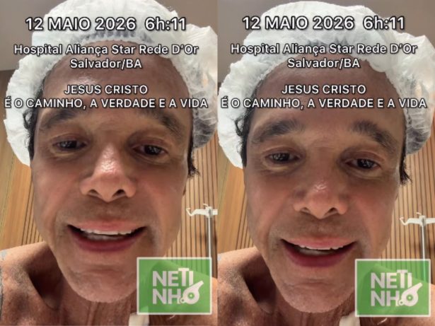 Netinho se emociona após retorno de linfoma: “Não confundam meu choro com tristeza”