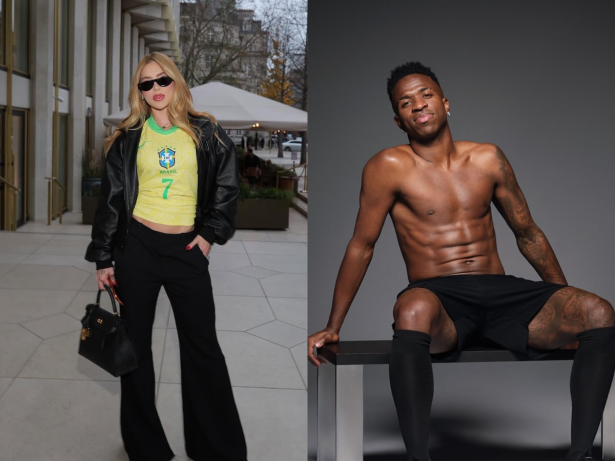 “Vai vestir uma camisa”: Virginia manda recado para Vini Jr. após jogador posar em foto sem blusa