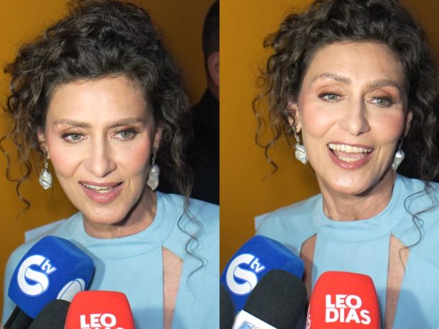 Maria Fernanda Cândido comenta emoção de pré-estreia de “Agente Secreto”: “Mundo afora têm aplaudido”