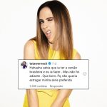 Tatá Werneck ironiza plano de remake brasileiro da série “The Office”