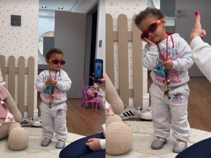 Mavie, filha de Neymar e Biancardi, rouba a cena em mini show de moda