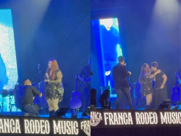 Show de Hugo e Guilherme é marcado por pedido de casamento emocionante