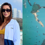 Mulher mordida por tubarão em Noronha revela que guia bateu no animal antes do acidente