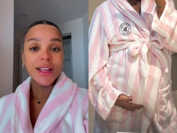 Zuri já dá o ar da graça! Brunna mostra filha com Ludmilla soluçando na barriga