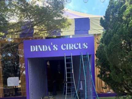 Ivete se apresentou em uma festa particular intitulada Dinda's Circus