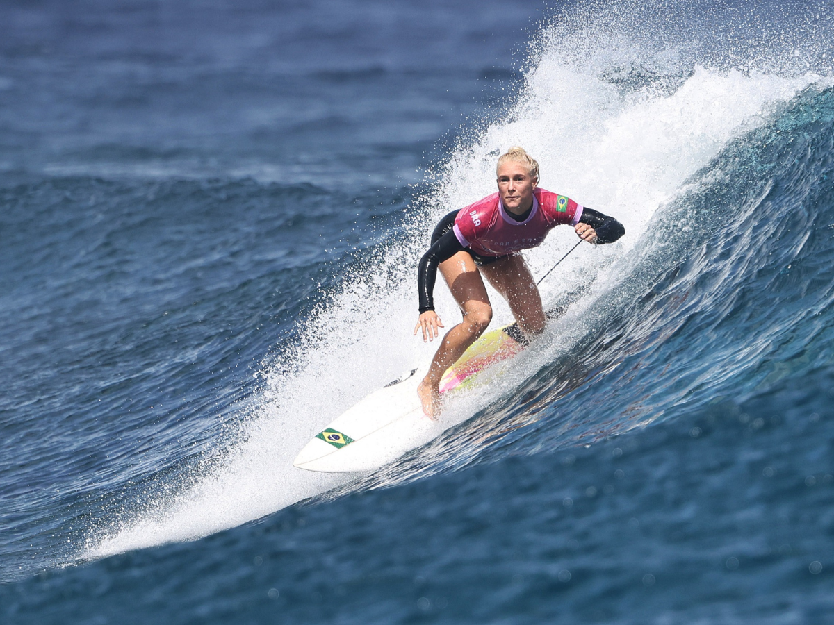 A brasileira Tatiana Weston-Webb vence a Costa Rica na bateria semi final e está na final olímpica de surfe

Crédito: Reprodução/William Lucas/COB