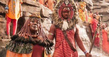 Marvel Studios' BLACK PANTHERMining Tribe Elder (Connie Chiume)Ph: Film Frame©Marvel Studios 2018