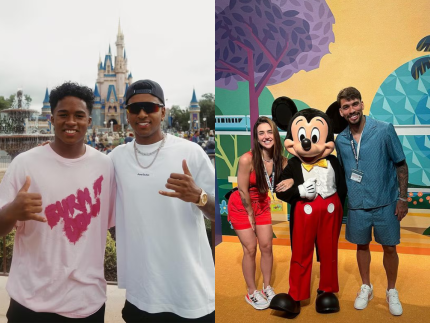 Jogadores da Seleção Brasileira aproveitam folga para passear na Disney