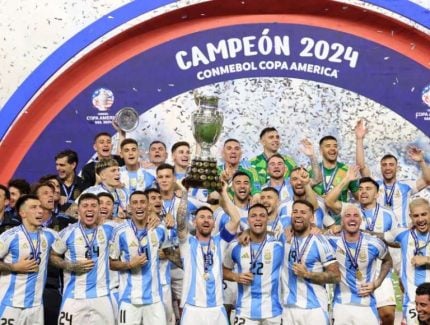 Argentina vence Colômbia e garante bicampeonato da Copa América